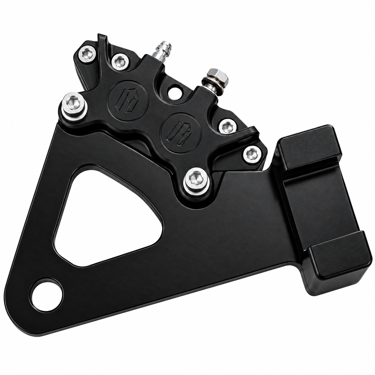 Performance Machine sort bagkaliber-beslag til 11,5" bremseskiver (Harley FXR & Softail)