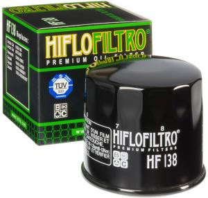 Hiflofiltro HF138 oliefilter til Suzuki, Aprilia og Cagiva motorcykler