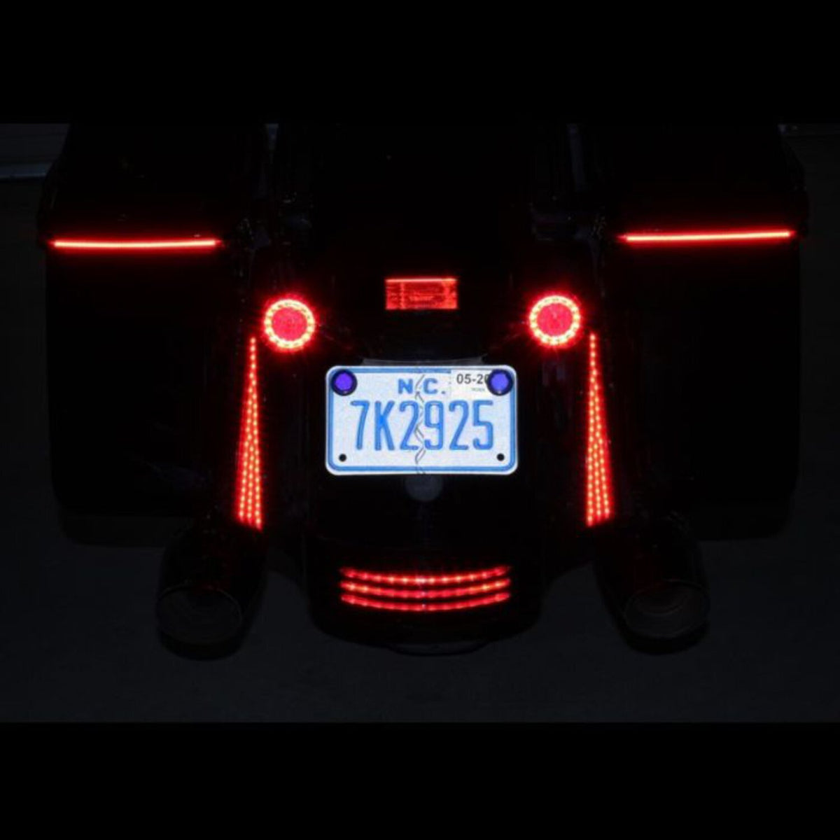 Custom Dynamics LED-bagpaneler til Touring, krom