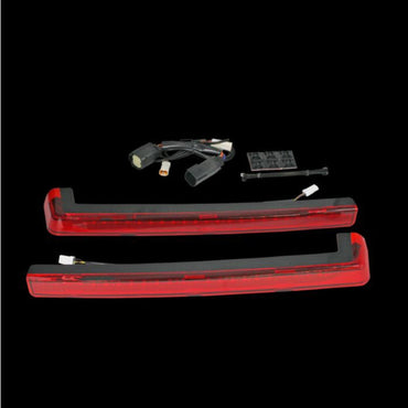 Custom Dynamics ProBEAM LED Tour-Pak-arme, rød linse