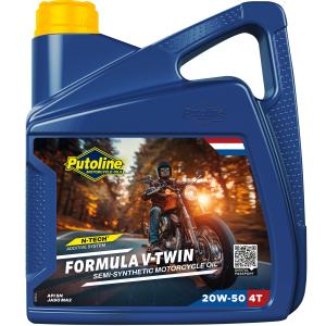 Putoline Formula V-Twin halvsyntetisk 20W-50 motorolie 4L