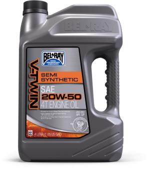 Bel-Ray V-Twin 20W-50 halvsyntetisk motorolie 4L