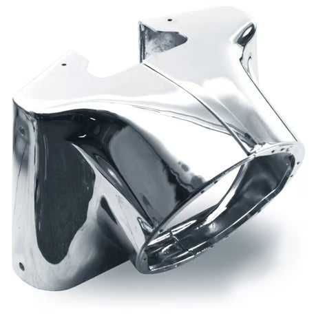FL headlamp housing set. Chrome Item No: 500390