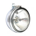OEM style 5-3/4" FX, FXR, XL headlamp. Chrome Item No: 502034