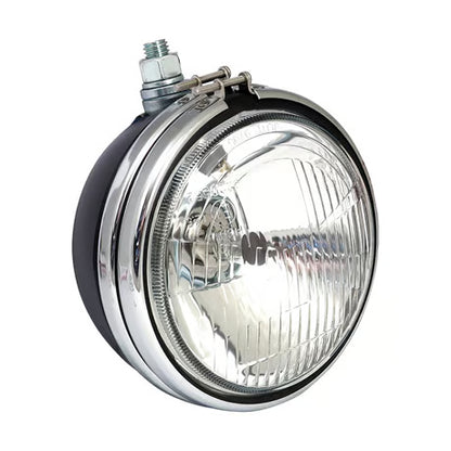 OEM Style 5.75" H4 Forlygte til Harley-Davidson FX, FXR & XL Sportster (Sort)