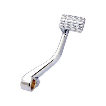 MCS bremsepedal i krom, aluminium