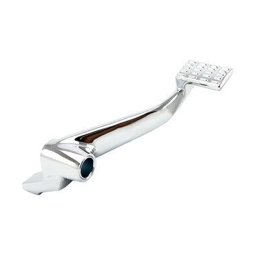 MCS bremsepedal i krom – aluminium