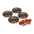 Turn signal flat lens kit. Smoke Item No: 505087