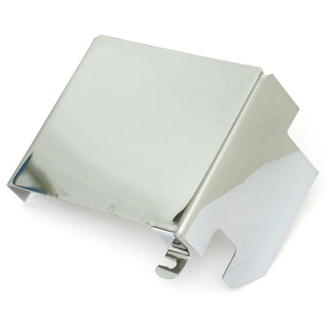 MCS batterisidedæksel, glat krom