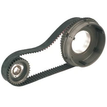 BDL 1-1/2" (11mm) Lukket Primært Bæltetræk – Tørt og Vedligeholdelsesfrit Remtræk til Harley-Davidson 4-Speed med El-Start