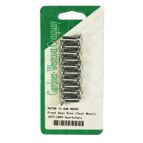 Brake rotor bolt kit, tapered flathead Item No: 507845