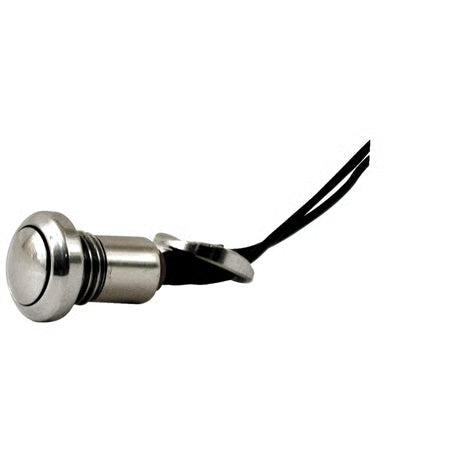 Smooth push button switch. Polished stainless Item No: 508631