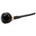 Smooth push button switch. Black Item No: 508638