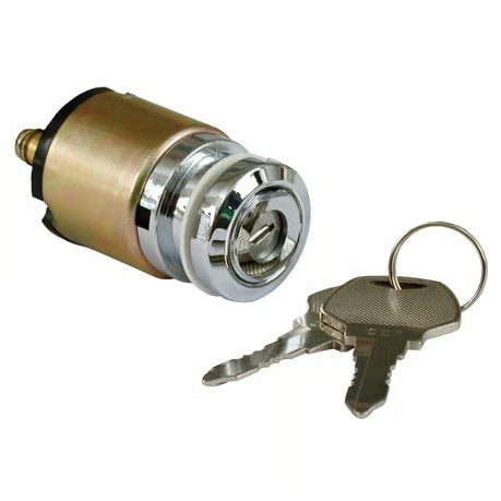 FX style ignition switch 'thin', flat key. Chrome Item No: 509770