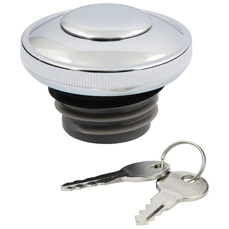 Gas cap vented with lock, chrome Item No: 510054