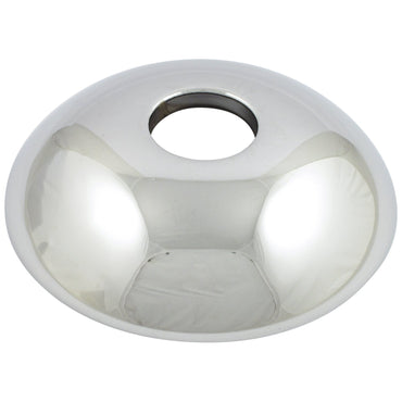 MCS frontnavkapsel, krom, stor 8-1/4"