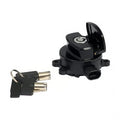 11-up ignition switch, side hinge type. Black Item No: 512867