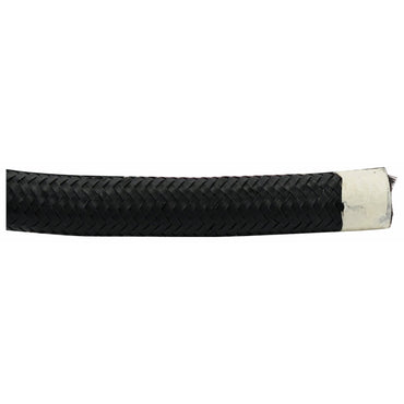 Flettet slange 5/16" (8 mm), sort nylon – 25 ft