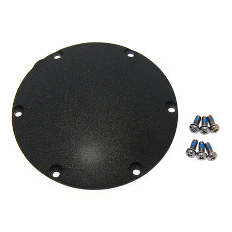 Derby cover, OEM style Domed. Black wrinkle Item No: 515348