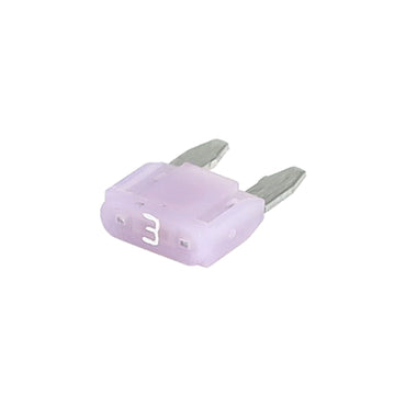 MCS minisikring med LED-indikator, violet, 3 A