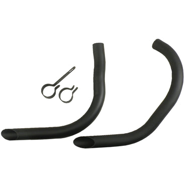 Samwel drag pipes til 45" Flatheads, sort