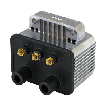 MCS Mini-tændspole, single fire, 12 V, 3 ohm, krom