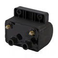 OEM style ignition coil. 12v, 3 ohm. Black Item No: 516950
