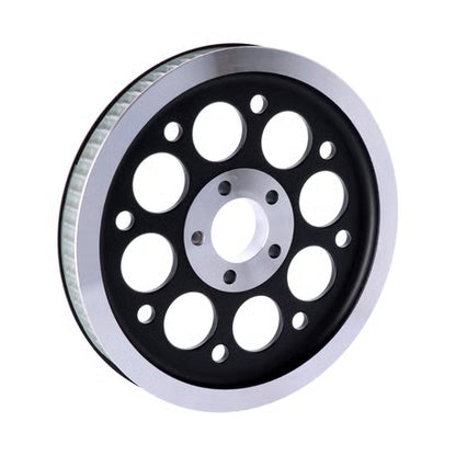 Sort Baghjulspulley (70T) i Original OEM-Stil – Premium Drivline til Harley-Davidson Dyna (2000-2005)