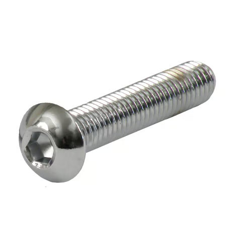 M8 x 35mm buttonhead bolt, chrome Item No: 523554