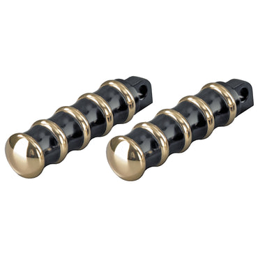 K-Tech Vintage fodhvilere – sort og messing