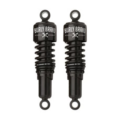 Burly Slammer 10.5" Sænknings-Støddæmpere – Sort (Til Harley Dyna 1991–2017)