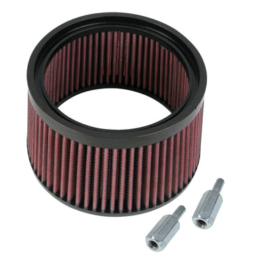 S&S Stealth luftfilterelement, ekstra bredt – kit