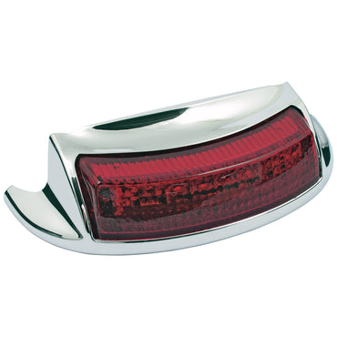Custom Dynamics ProBEAM® LED-bagskærmstip, krom/rød