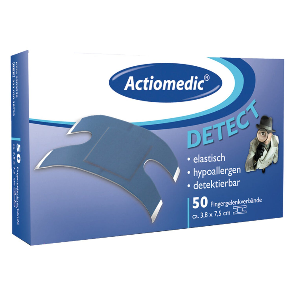 Gramm Actiomedic Detect fingerledsplaster, 50 stk.
