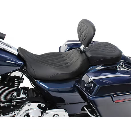 Mustang, Wide Tripper solo seat. With rider backrest Item No: 537012
