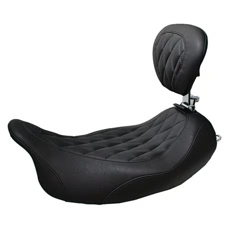 Mustang, Wide Tripper solo seat. With rider backrest Item No: 537012