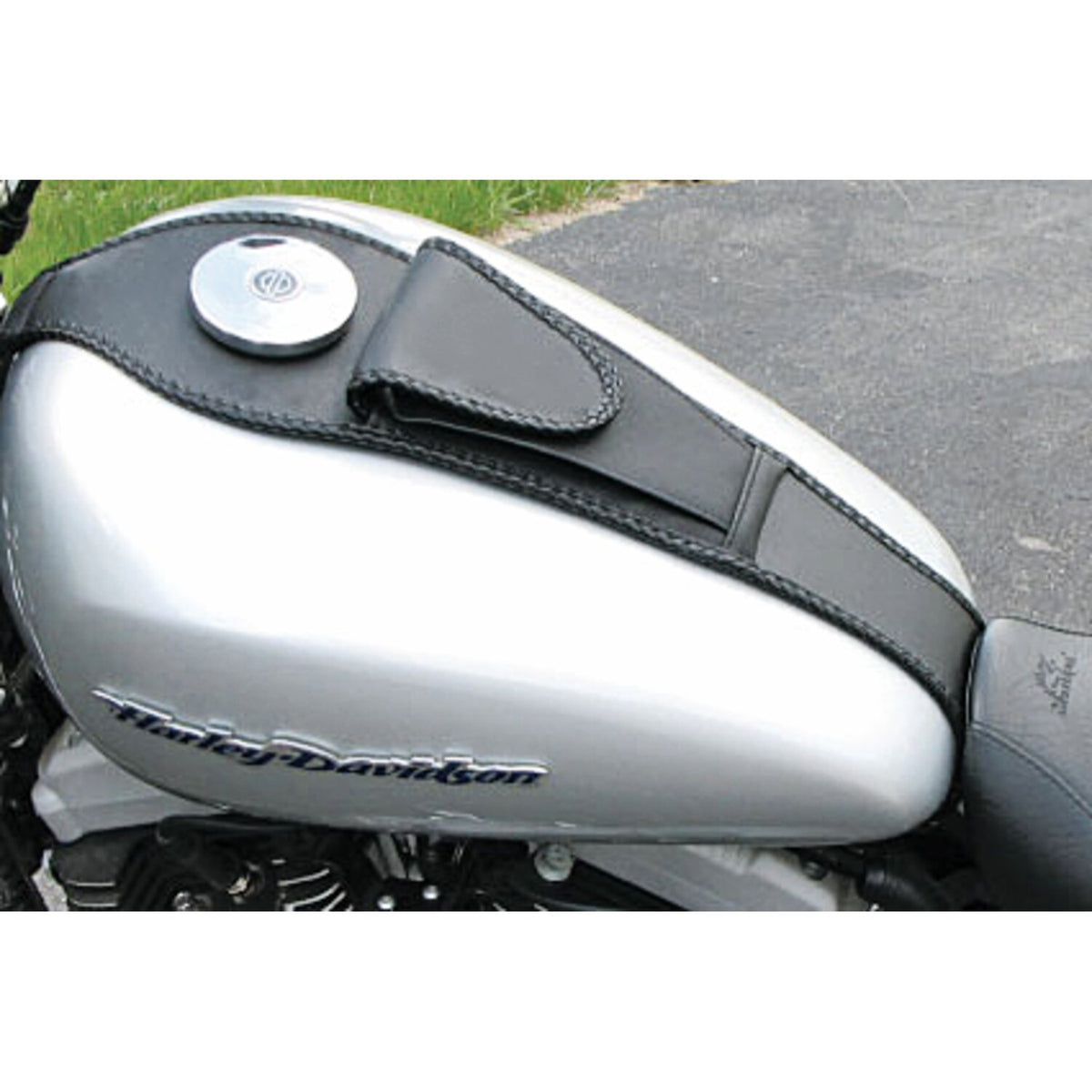 Mustang tankpanel med lomme – sort