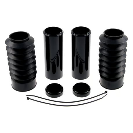 Cult-Werk, 6-piece fork tube cover kit. Gloss black Item No: 559340