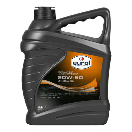 Eurol, motor oil 20W50 SG/CD Mineral. 4L Item No: 559436