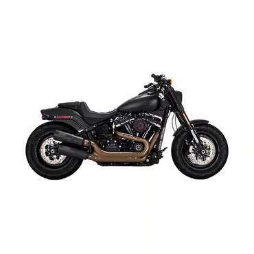 Vance & Hines Hi-Output Slip-On Udstødning – Matsort (Til Harley Fat Bob 2018–2023)