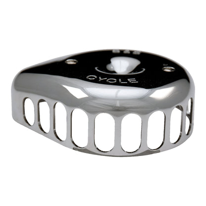 S&S Mini Teardrop Stealth luftfilterdæksel, krom