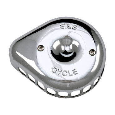 S&S Mini Teardrop Stealth luftfilterdæksel, krom