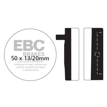 EBC organiske bremseklodser