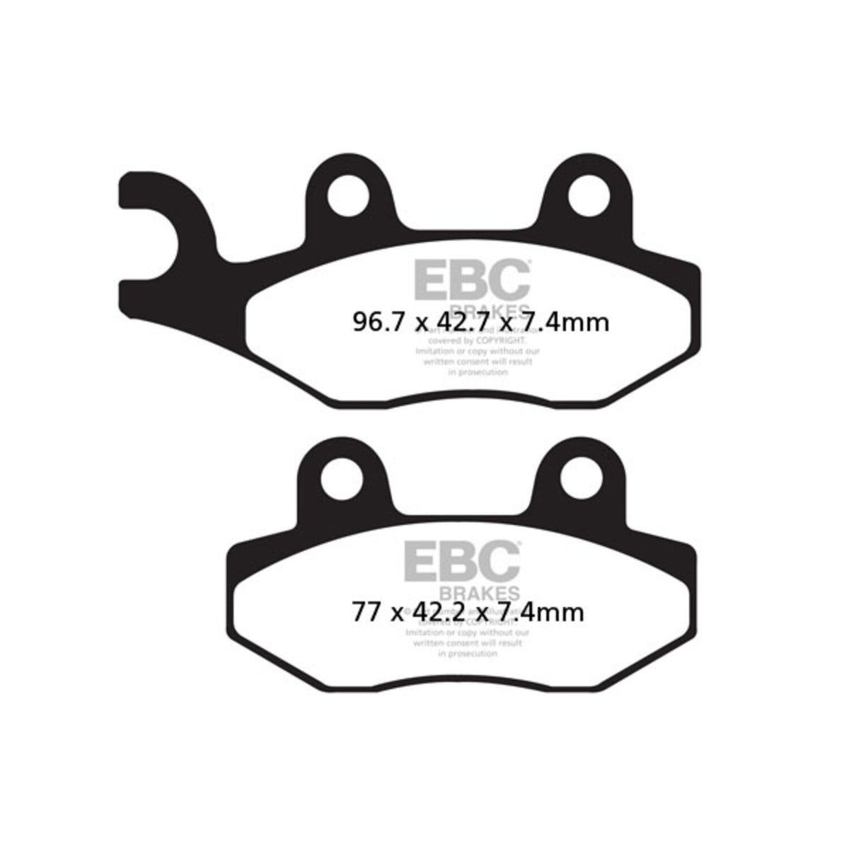 EBC Carbon X / TT bremseklodser