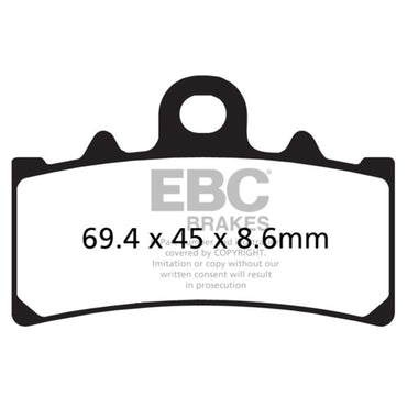 EBC organiske bremseklodser