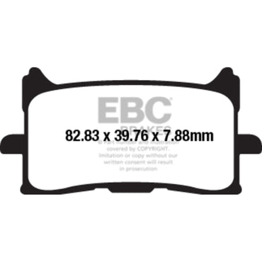 EBC Double-H sinterede bremseklodser