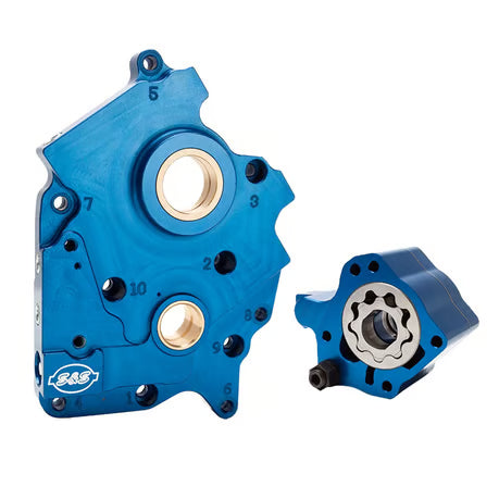 S&S, oil pump and cam plate support kit. Oil cooled models Item No: 569180