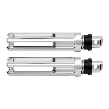 Arlen Ness 10-Gauge fodhvilere, krom