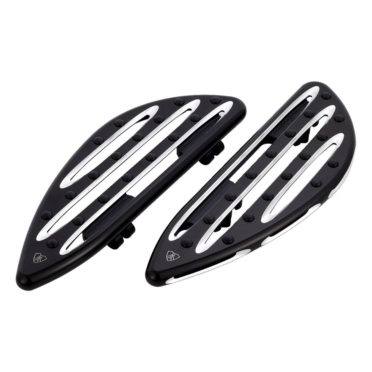 Arlen Ness Deep Cut førerfodplader, sort