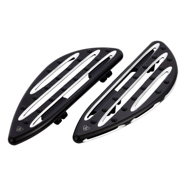 Arlen Ness Deep Cut førerfodplader, sort